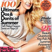 Blake Lively on the July 2011 cover of Glamour