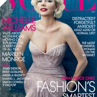 Michelle Williams as Marilyn Monroe on the October 2011 cover of Vogue 