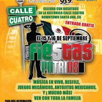 Fiestas Patrias event in Santa Ana set for September 15 and 16