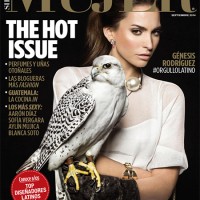 Genesis Rodriguez on the September 2014 cover of Siempre Mujer