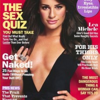 Lea Michele en la portada de Cosmopolitan