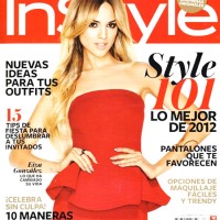 Eiza en la portada de InStyle Mexico Diciembre 2012